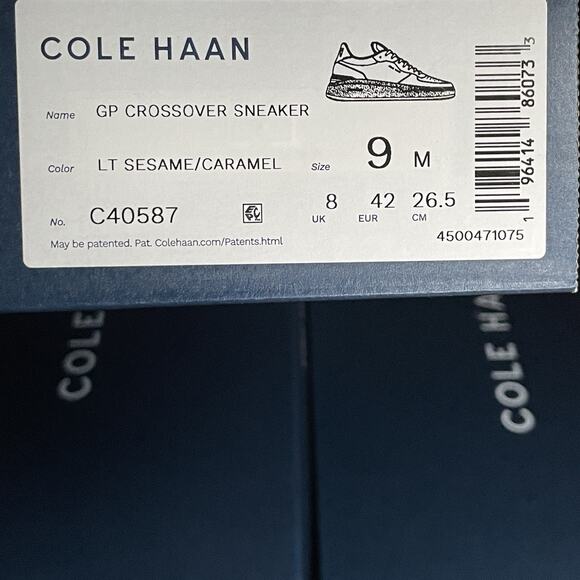 Cole Haan Grandpro Crossover Sneaker Men's 9 M Brown Leather Casual Shoe Walking - Picture 9 of 9